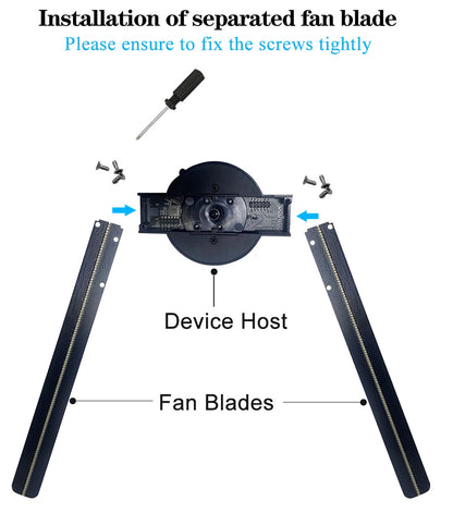 3D Hologram Projector Fan, 42CM WiFi Advertising Display