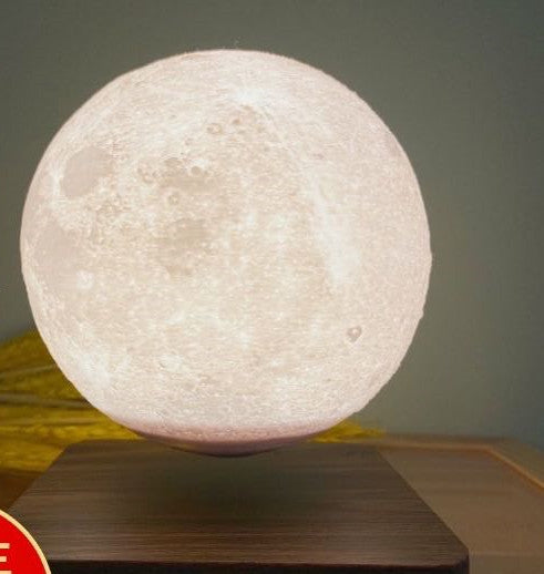 Magnetic Levitation Table Lamp Moon Light 3D Printing Planet