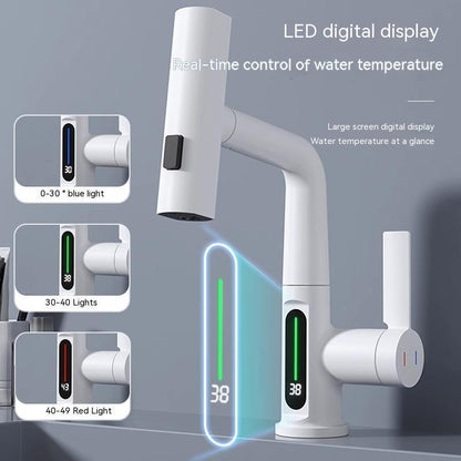 Intelligent Digital Display Faucet- Temperature Digital Display Rotation