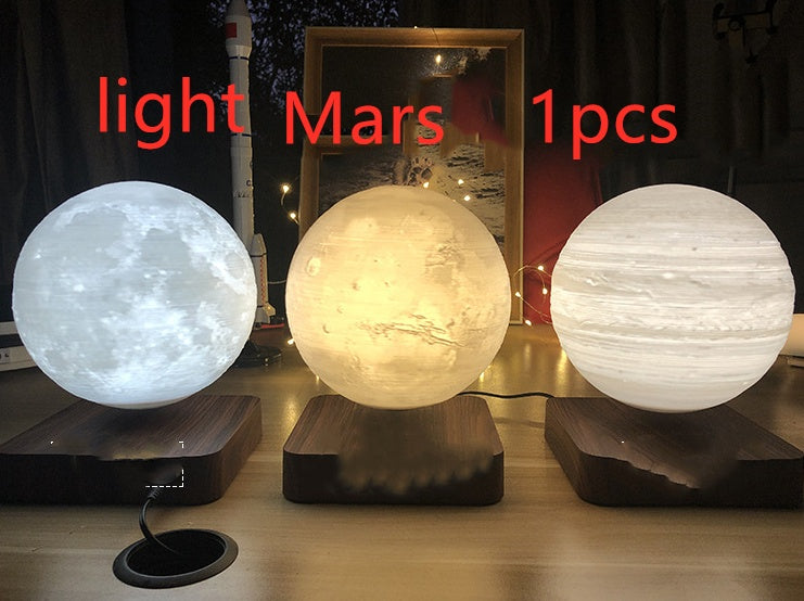 Magnetic Levitation Table Lamp Moon Light 3D Printing Planet