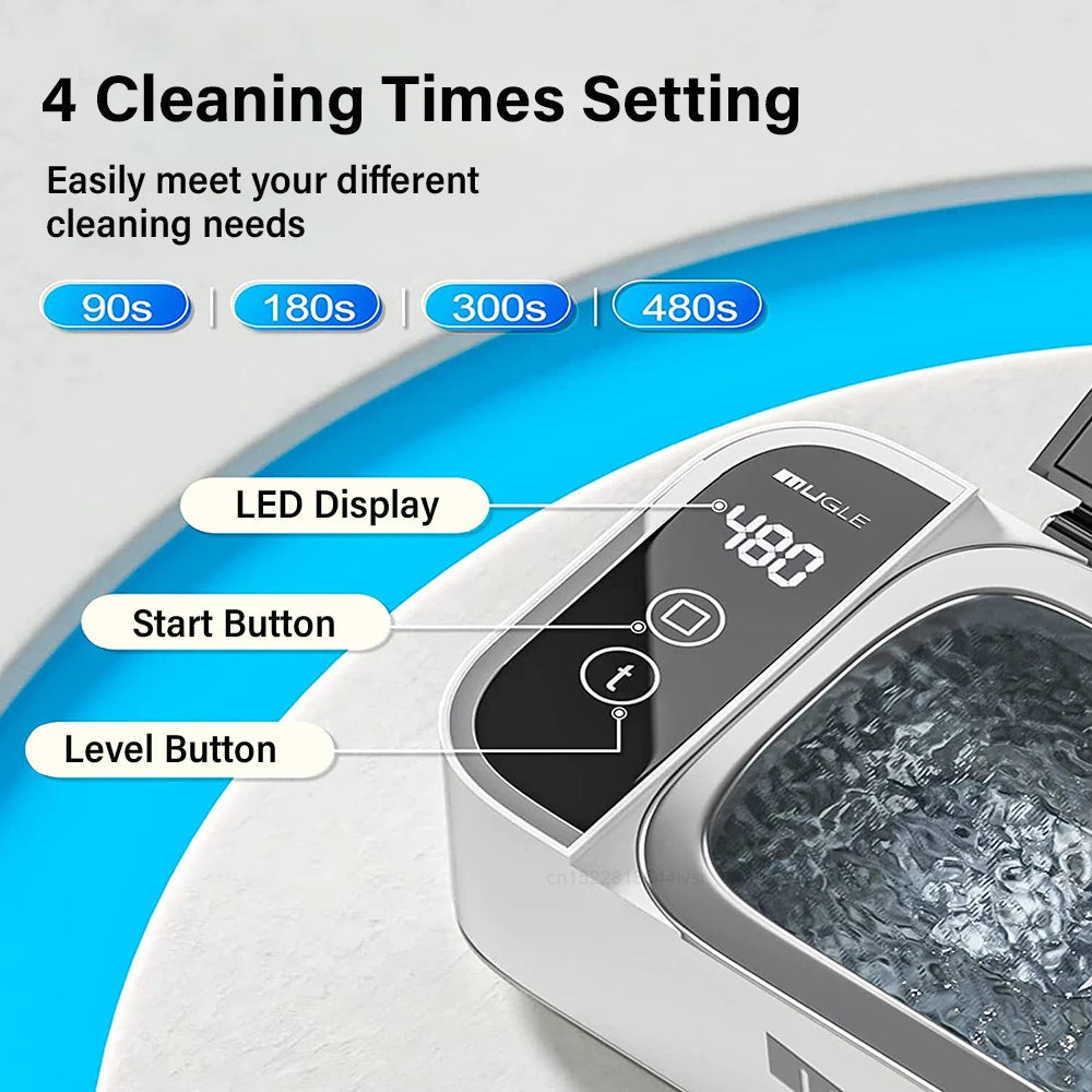 Ultrasonic Professional Cleaning Machine for Glasses & Jewelry