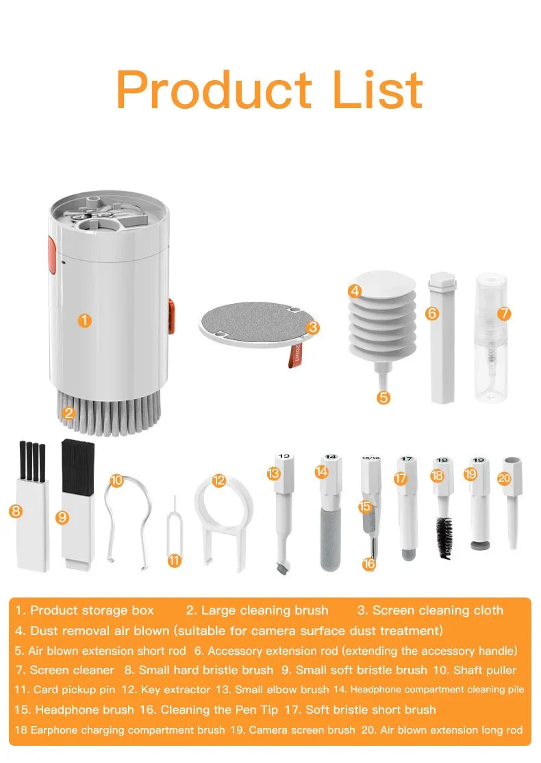 20 in 1 Multi-Functional Cleaning Tool Set for Digital Products