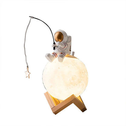 Astronaut Figurines Night Light Humidifier