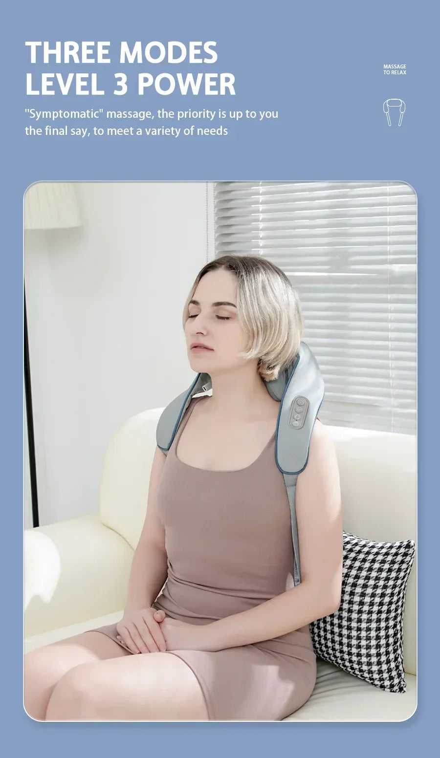 Portable Multifunctional Smart Neck and Shoulder Relaxer