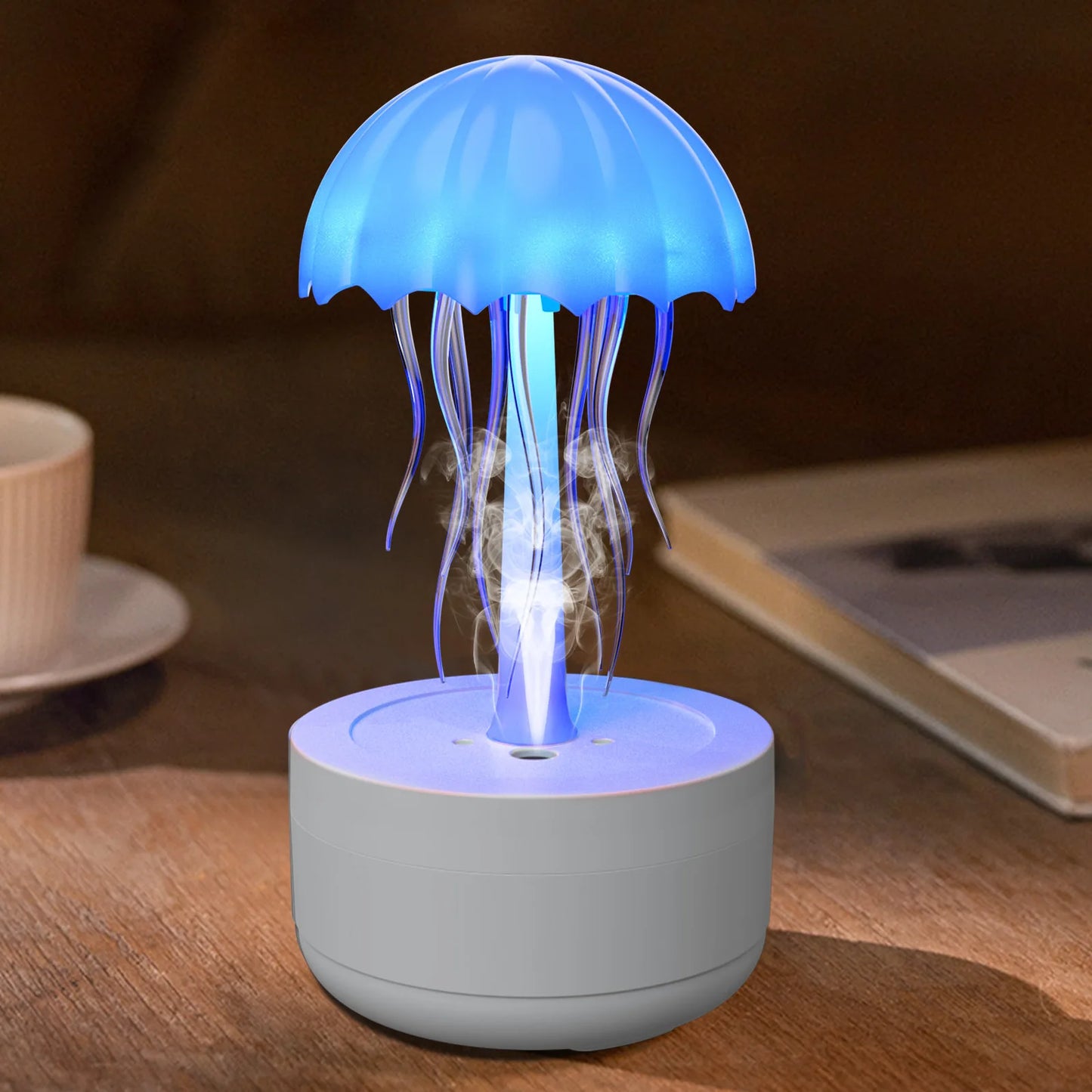 Jellyfish Cartoon Nihgt Light RGB Voice Control Upgraded Bluetooth Humidifier Model