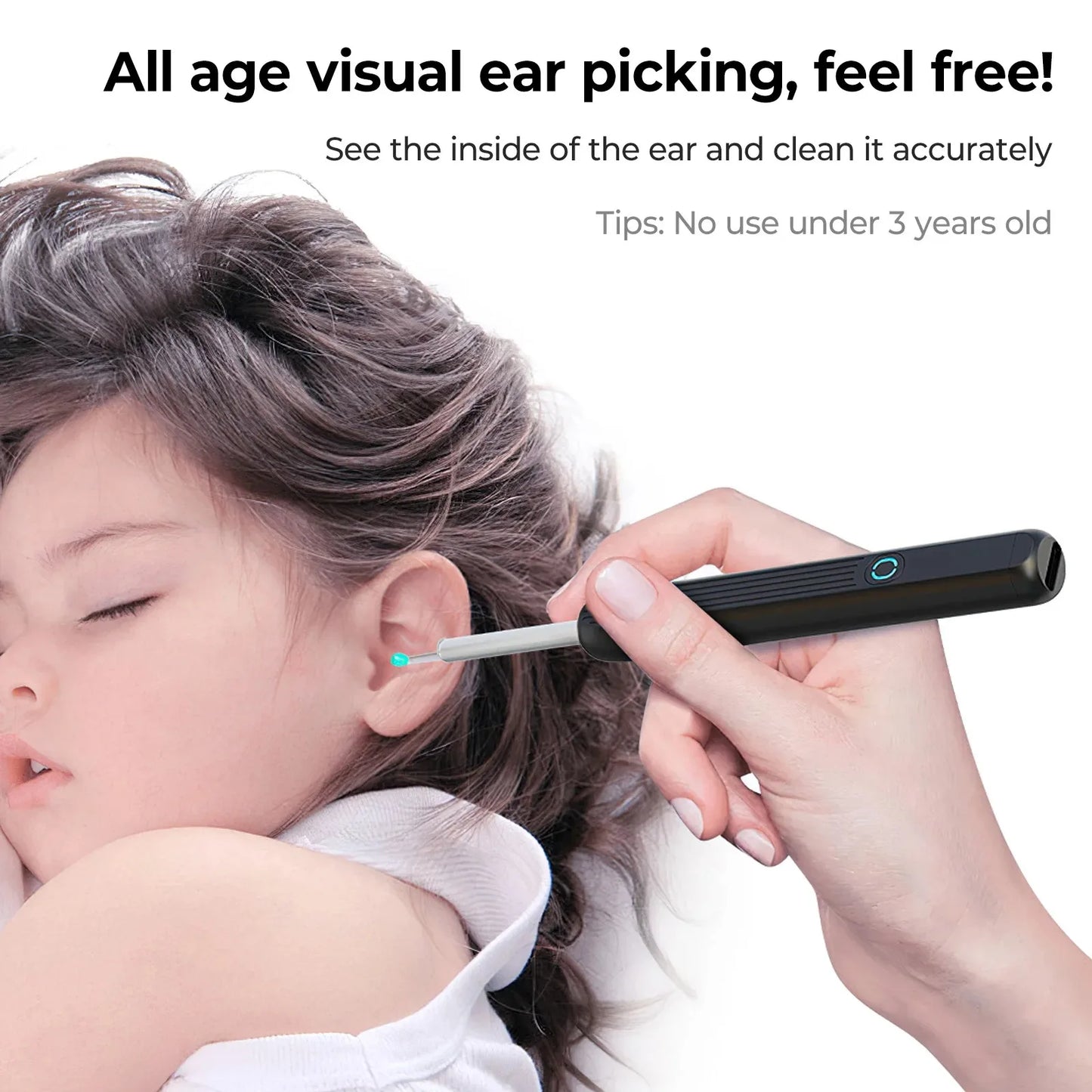 Smart Ear Cleaner: 1080P Otoscope & Ear Wax Removal Tool