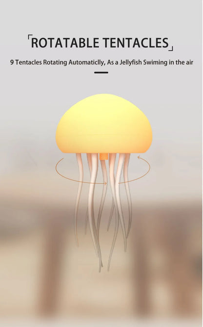 Jellyfish Cartoon Nihgt Light RGB Voice Control Upgraded Bluetooth Humidifier Model