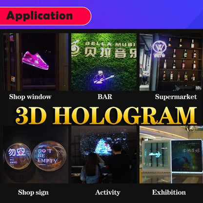 3D Hologram Projector Fan, 42CM WiFi Advertising Display