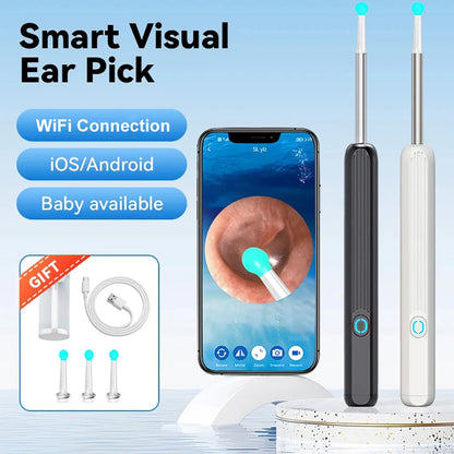 Smart Ear Cleaner: 1080P Otoscope & Ear Wax Removal Tool