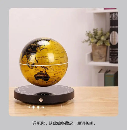 Levitating Lamp Magnetic Levitation Globe LED Earth Floating Rotating Globe Bedside Novelty Christmas Gifts  Galactic starry sky