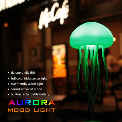 Jellyfish Cartoon Nihgt Light RGB Voice Control Upgraded Bluetooth Humidifier Model