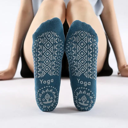 High-Quality Non-Slip Pilates & Yoga Socks – Breathable Cotton Fitness Ballet Socks