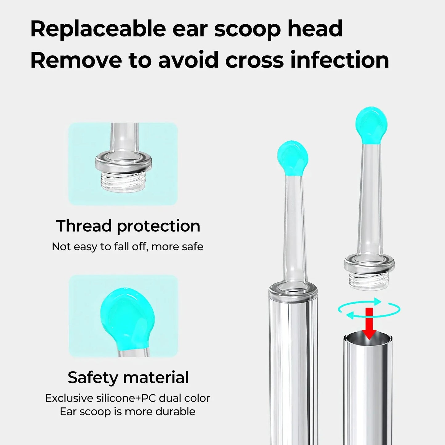 Smart Ear Cleaner: 1080P Otoscope & Ear Wax Removal Tool