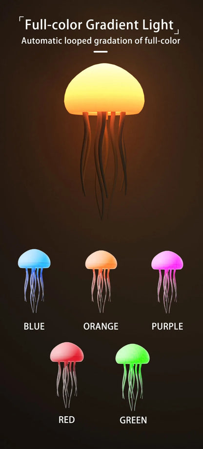 Jellyfish Cartoon Nihgt Light RGB Voice Control Upgraded Bluetooth Humidifier Model