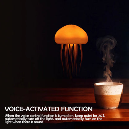 Jellyfish Cartoon Nihgt Light RGB Voice Control Upgraded Bluetooth Humidifier Model