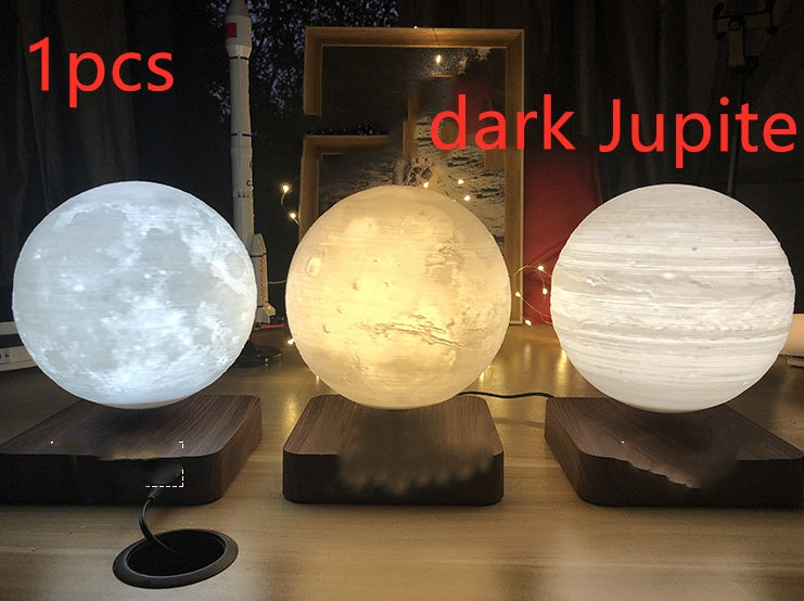 Magnetic Levitation Table Lamp Moon Light 3D Printing Planet