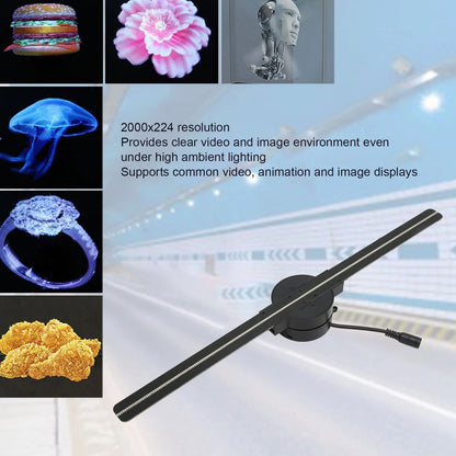 3D Hologram Projector Fan, 42CM WiFi Advertising Display